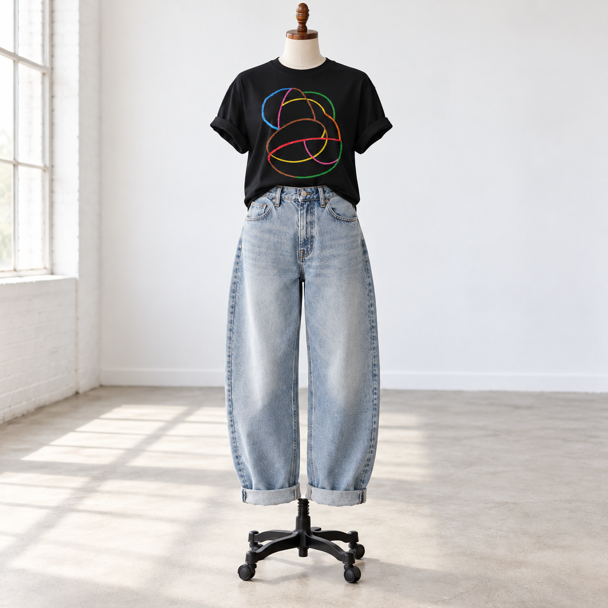 Abstract 1 Unisex Fit T-Shirt
