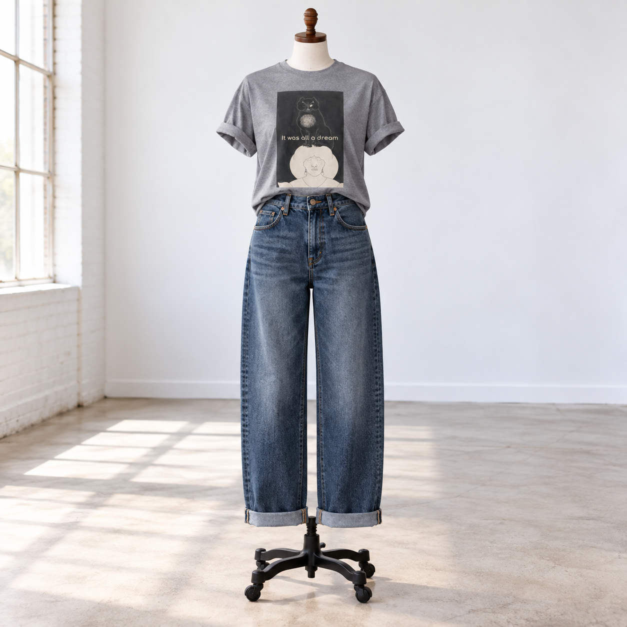 Black Cat Unisex Fit T-Shirt
